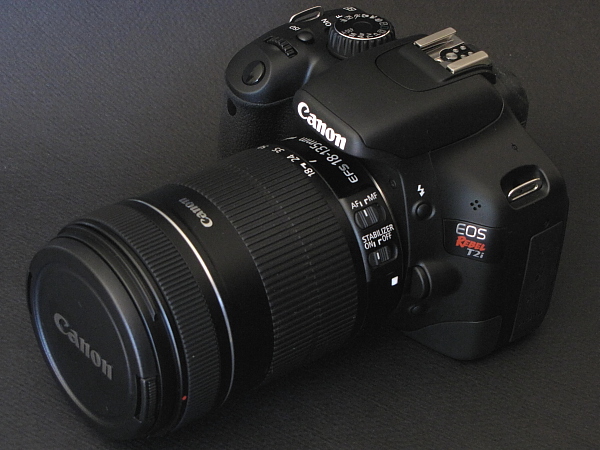 Front View of Canon Digital Rebel T2i