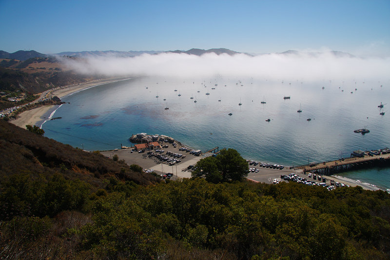 Fog over Port San Luis