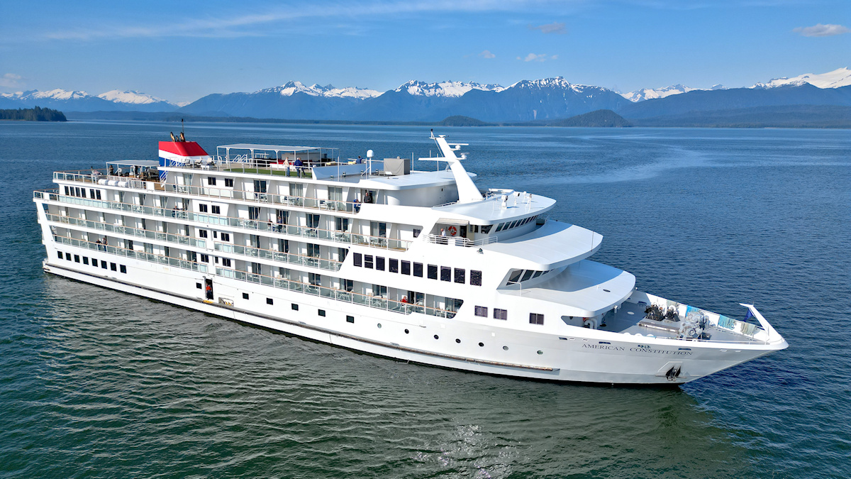 American Constitution on Frederick Sound in Alaska