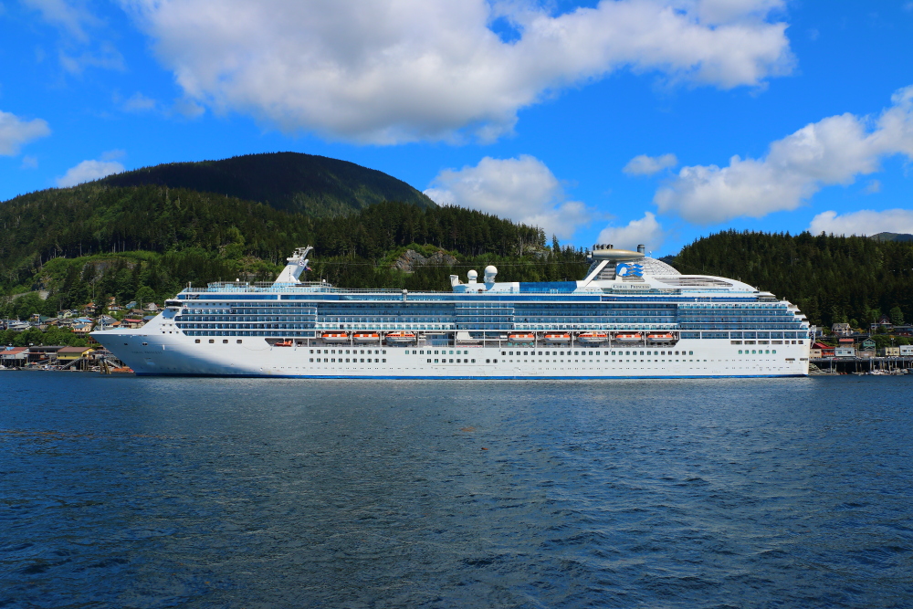 photo of Coral Princess in Ketchican Alaska