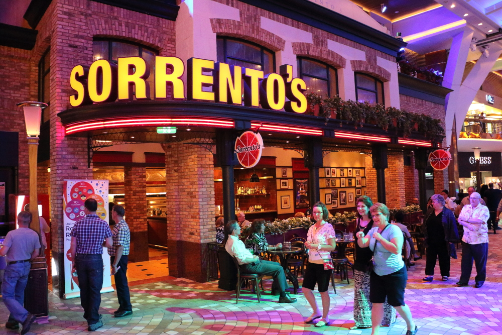 Sorrentos Pizza on Allure Of The Seas