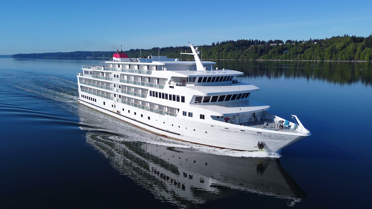 American Constellation on Puget Sound near Poulsbo, Washington