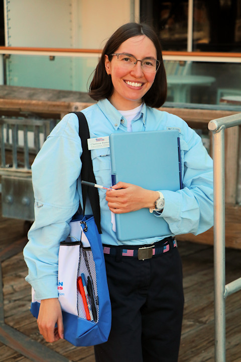 Excursions Director Clarissa Ramos of American Cruise Lines
