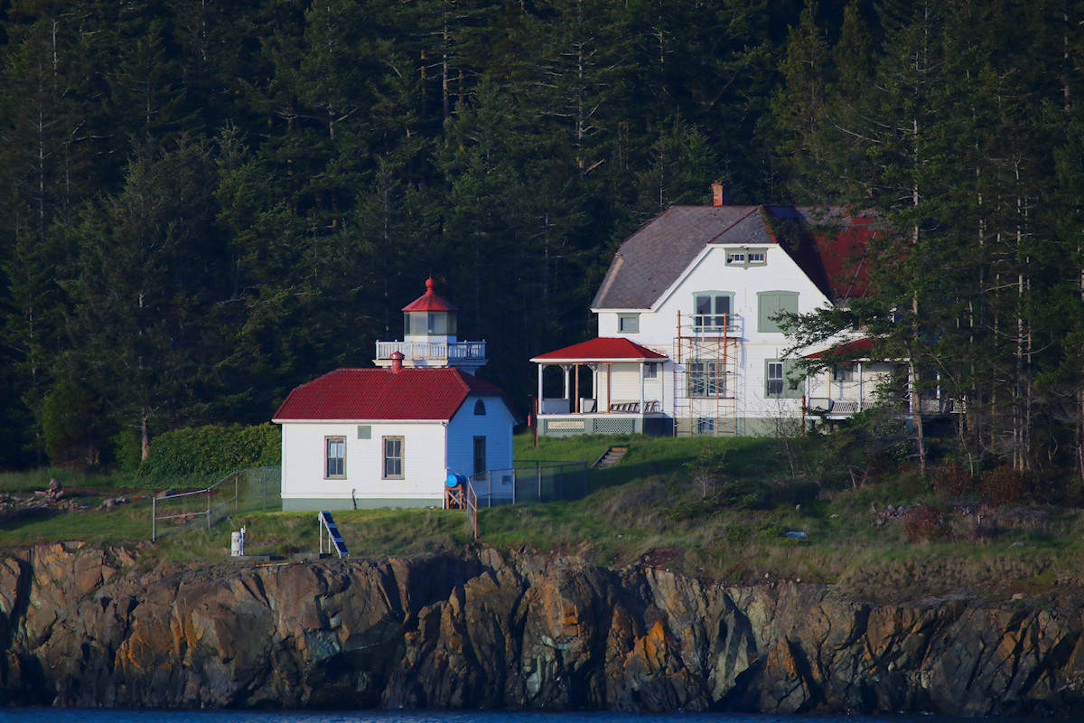 A lighthouse near Anacortes Washington