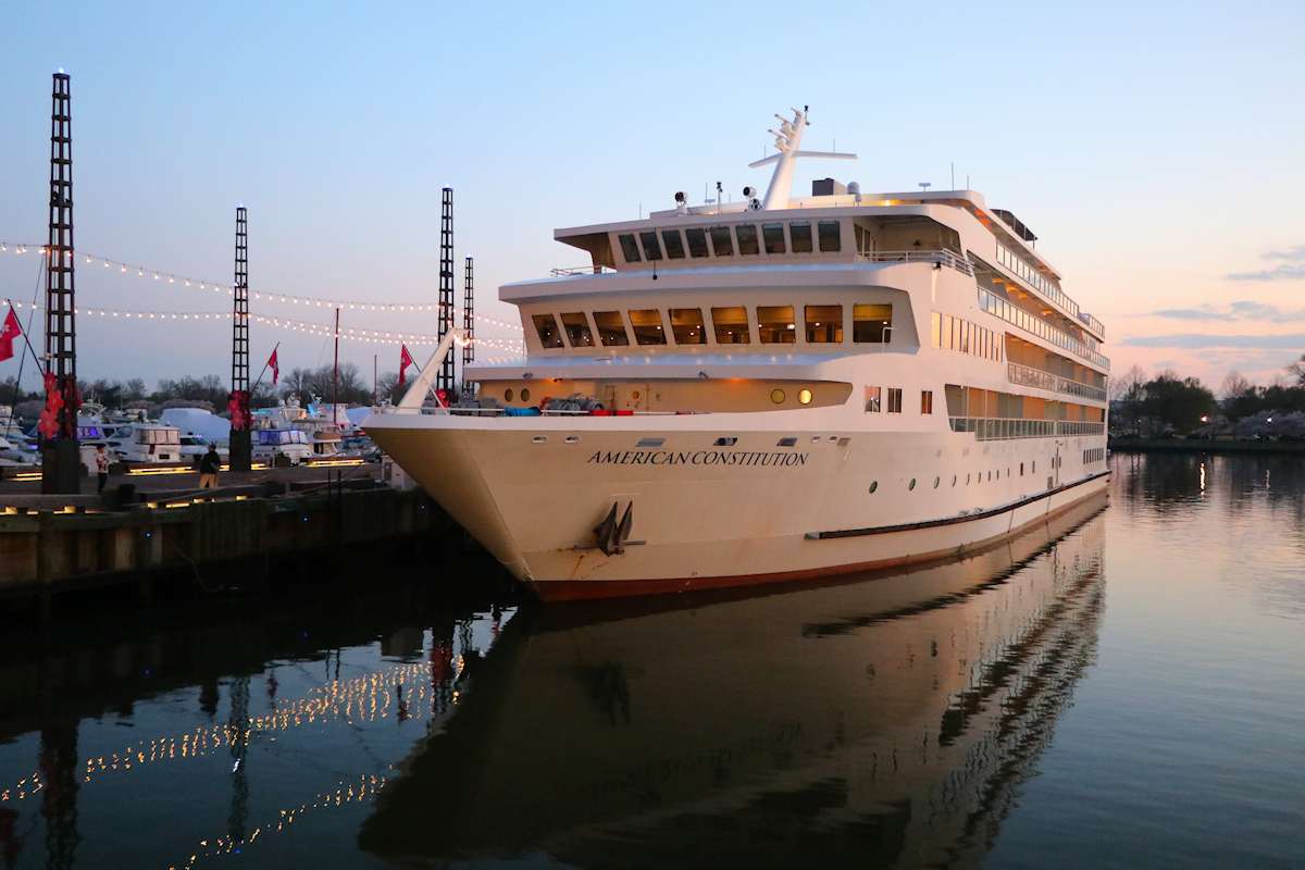 American Constitution docked in Washington DC