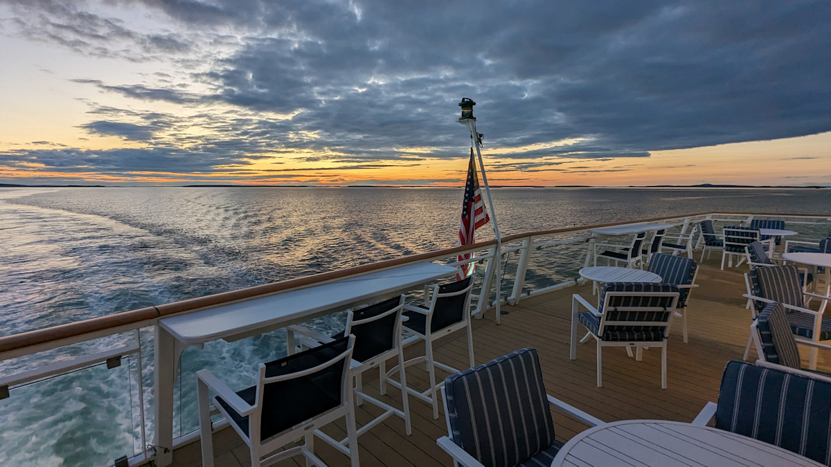 A nice view from the aft of American Eagle