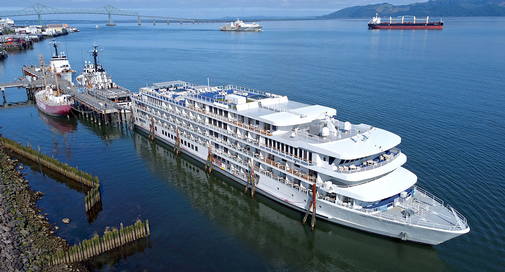 American Harmony On The Columbia River in Astoria, Oregon