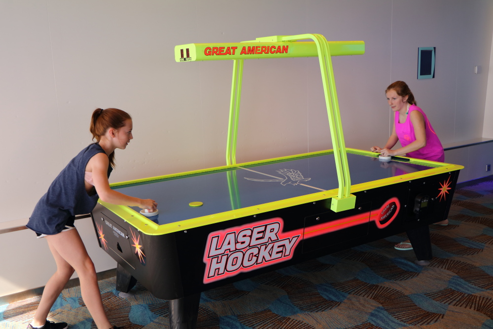 Laser Air Hockey on Anthem Of The Seas