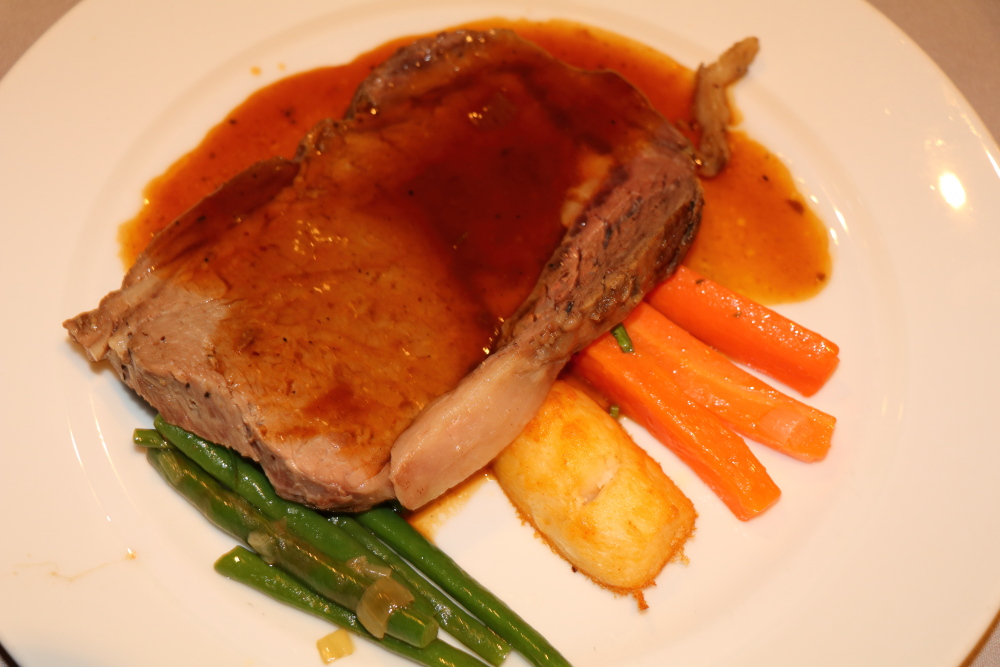 American Icon Grill pork chop