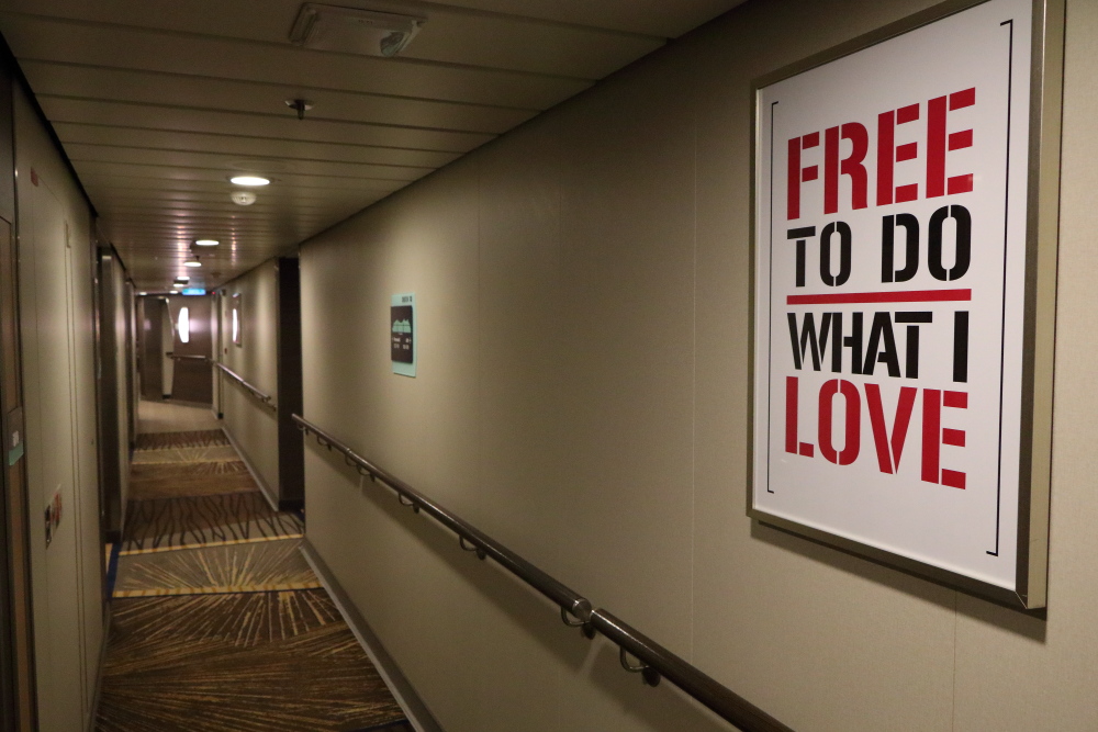 Anthem Of The Seas hallway deck 12