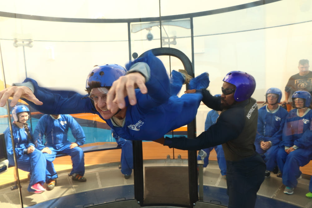 Anthem Of The Seas ripcord skydiving simulator