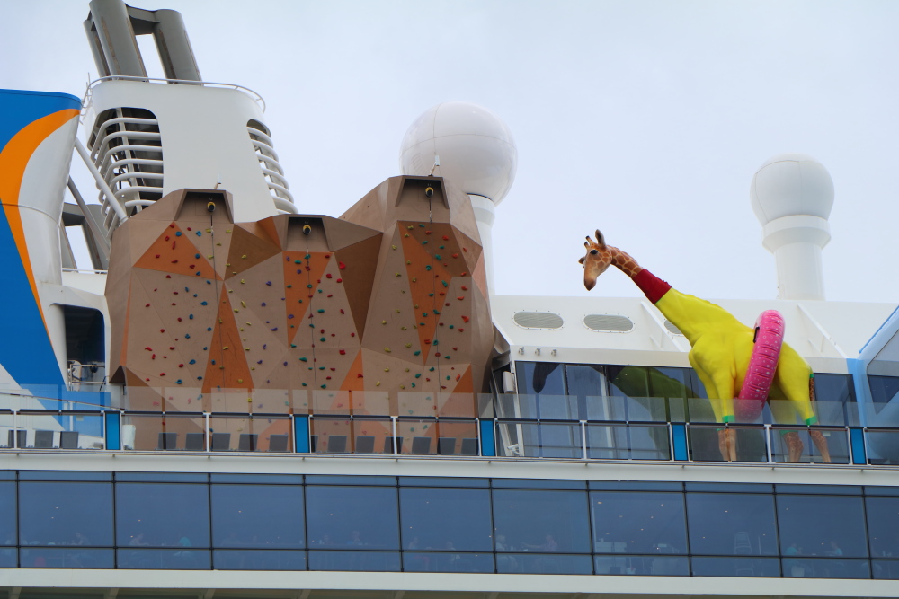 Anthem Of The Seas rock climbing