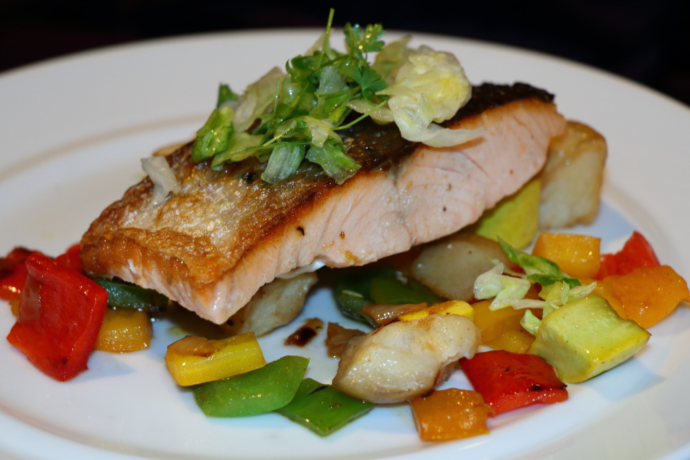 Royal Caribbean baked salmon