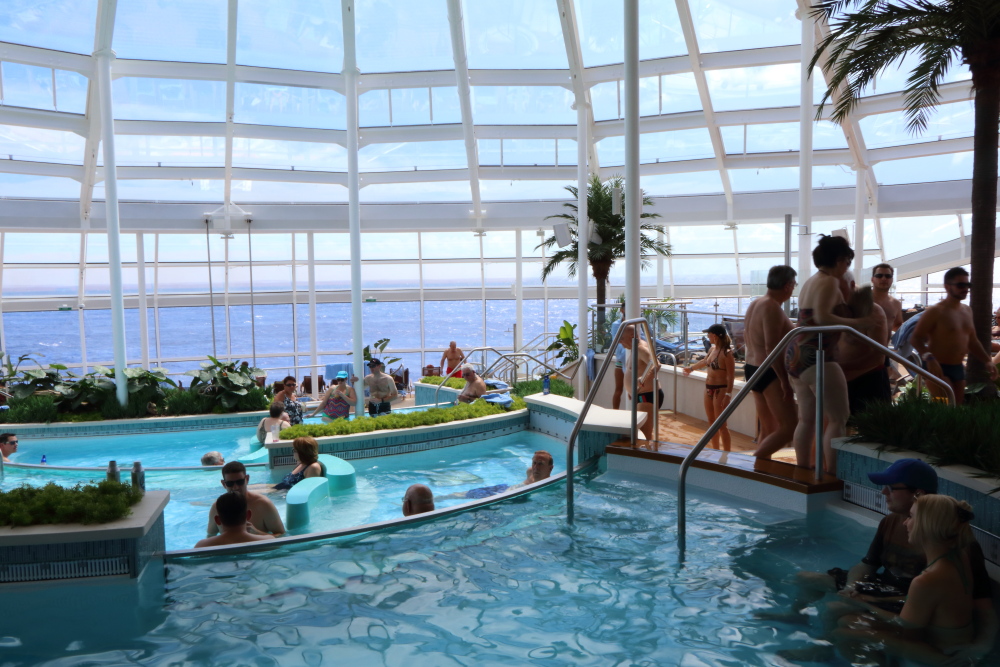 The Solarium on Royal Caribbean's Anthem Of The Seas