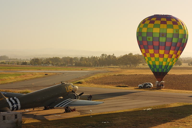 Ballooning at the Estrella WarBird Museum