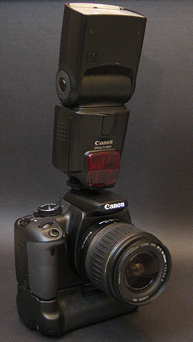 Digital Rebel with Speedlite flash