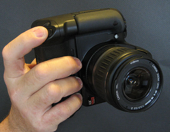 Digital Rebel with optional battery grip