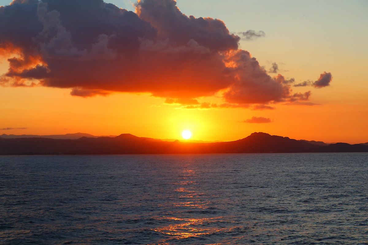 Caribbean sunset