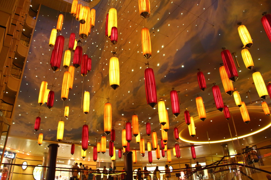 Carnival Breeze atrium