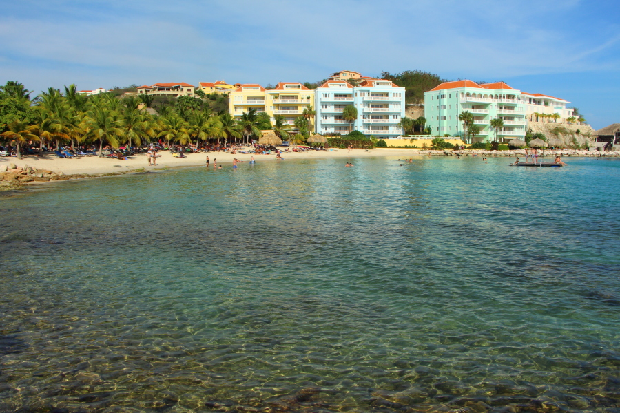 Blue Bay beach in Curacao