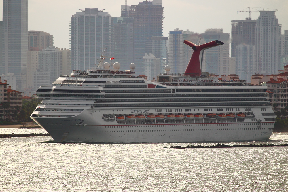 Carnival Glory Miami harbor