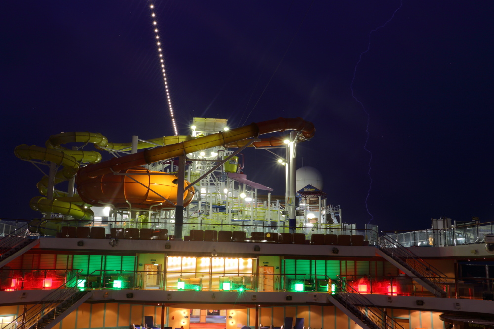 Carnival Breeze lightning