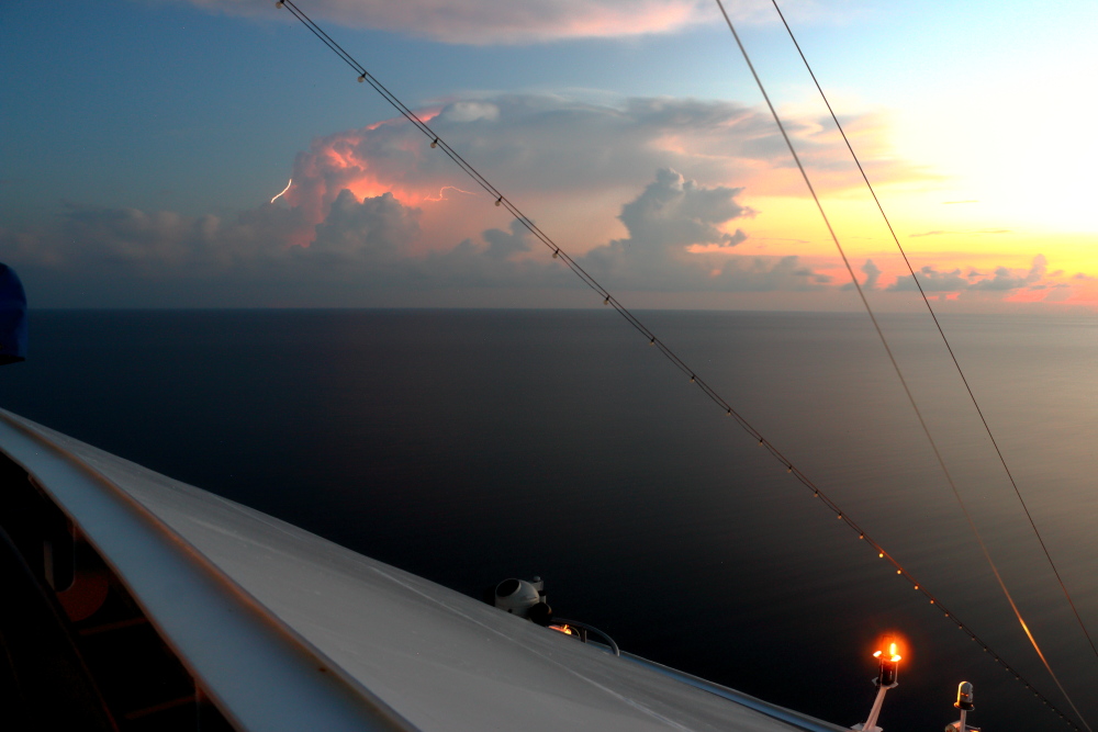 Carnival Breeze lightning