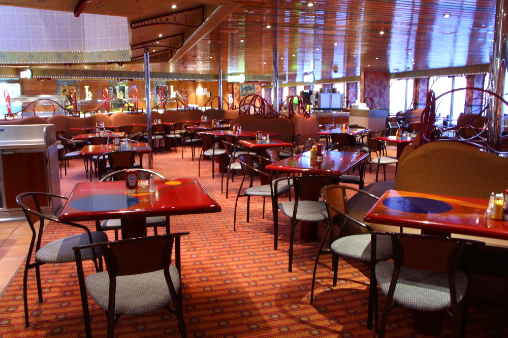 Cezanne buffet restaurant on Carnival Conquest