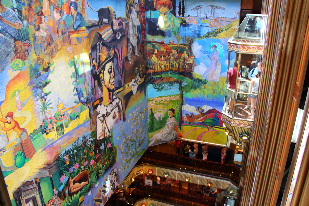 Mural in Carnival Conquest atrium