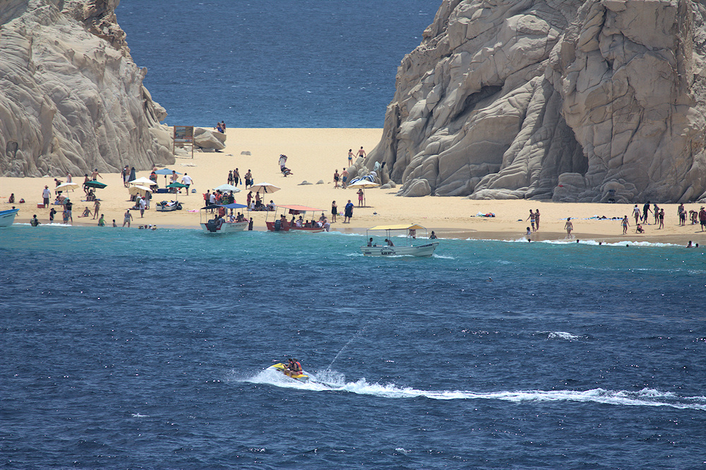 Lovers beach in Cabo San Lucas