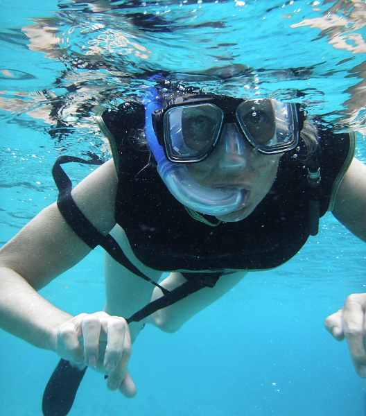 Kellyn snorkeling