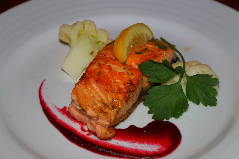 Carnival cruise salmon dinner