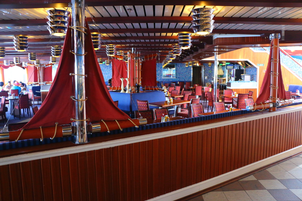 Carnival Glory Red Sail restaurant