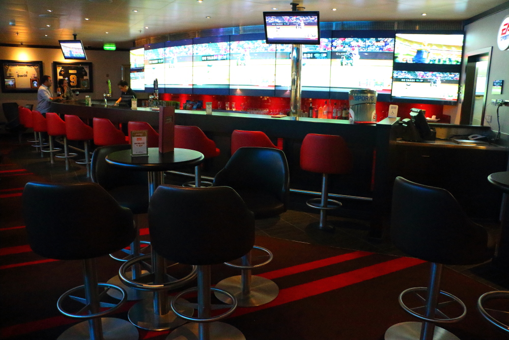 Carnival Glory sports bar