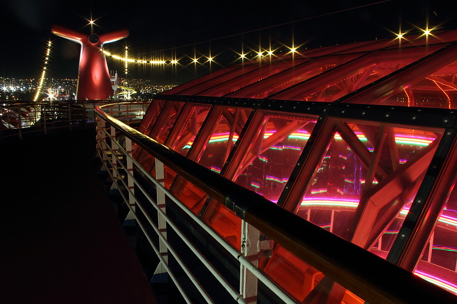 Exterior of the atrium on the Carnival Inspiration