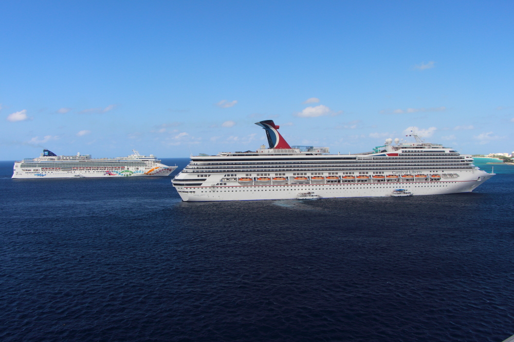 Carnival Liberty and Norwegian Pearl