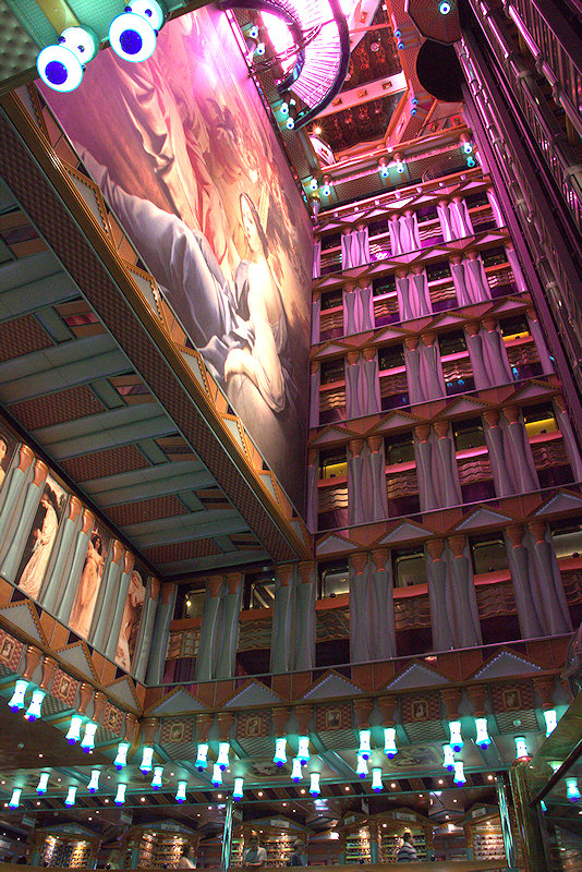 Carnival Miracle atrium lobby