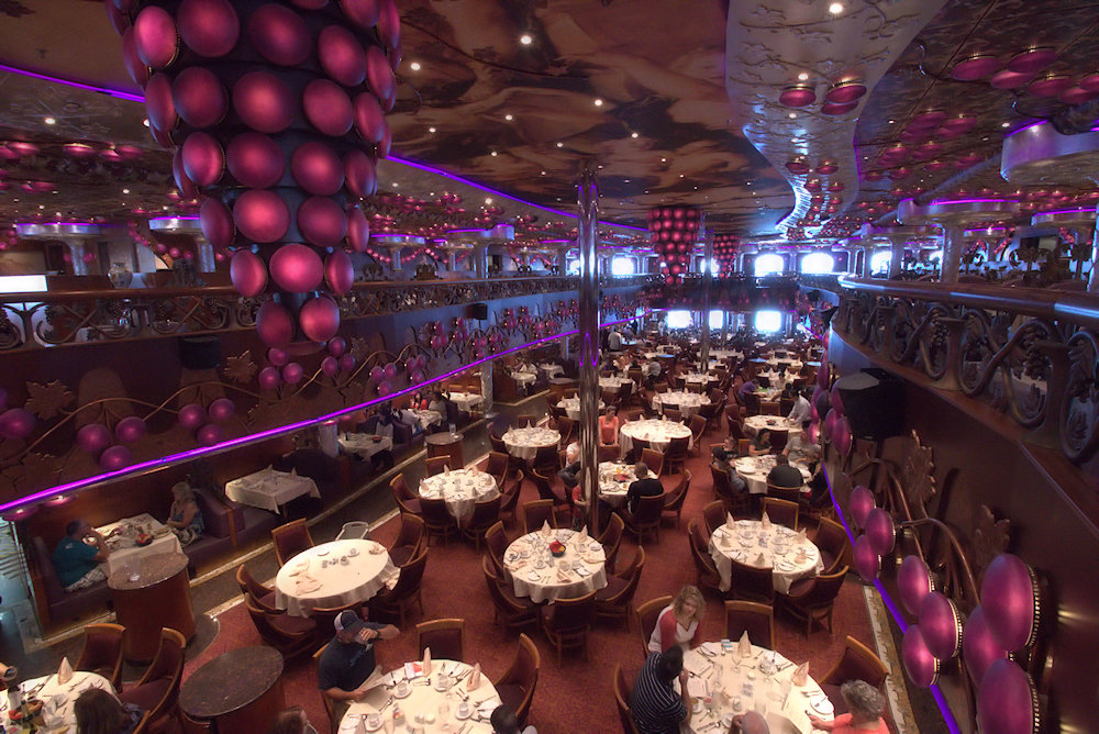 Carnival Miracle dining room