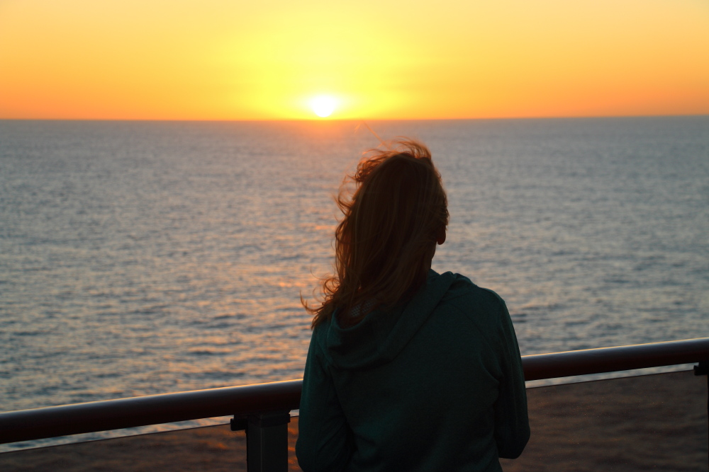 Kellyn Zimmerlin at sunset