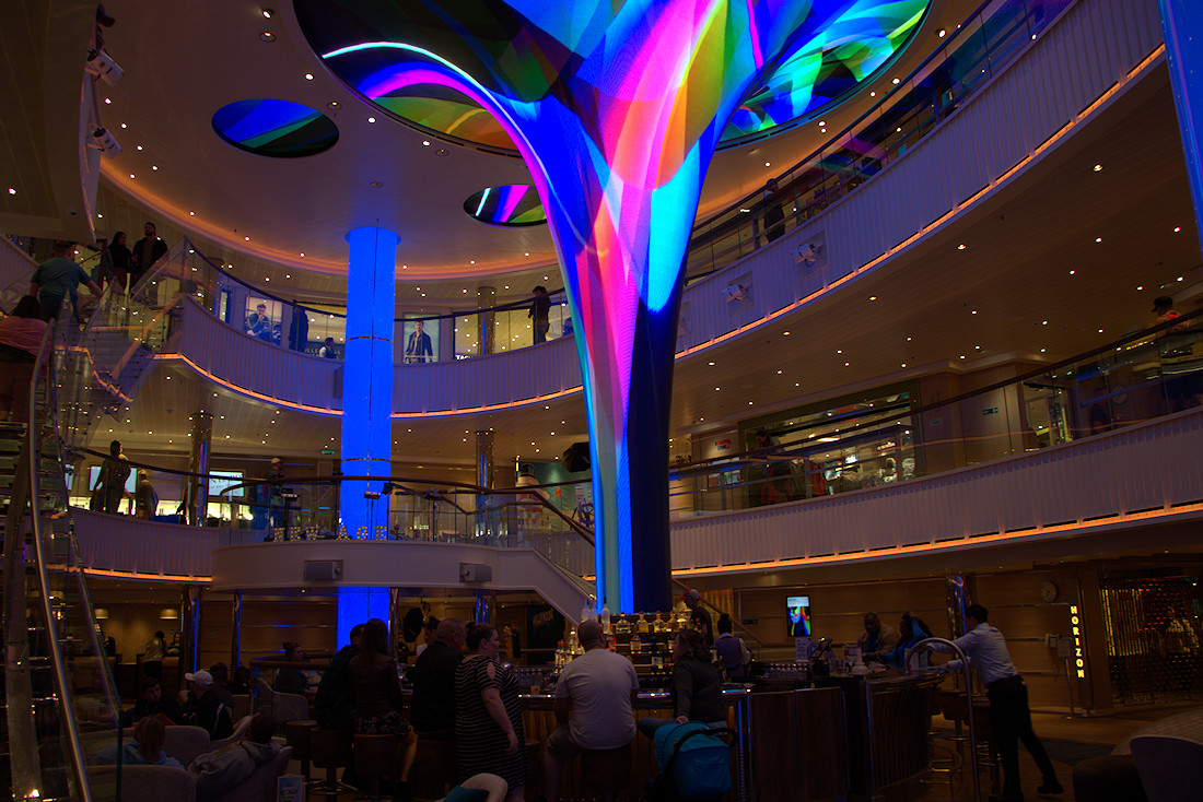 Carnival Panorama atrium vortex