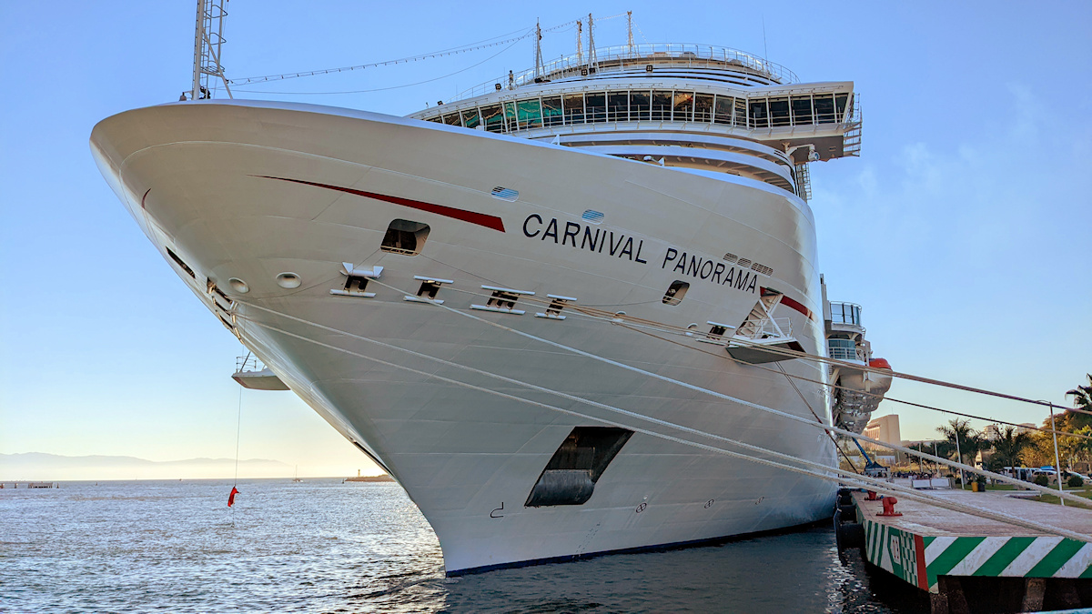 Carnival Panorama docked in Puerto Vallarta, Mexico