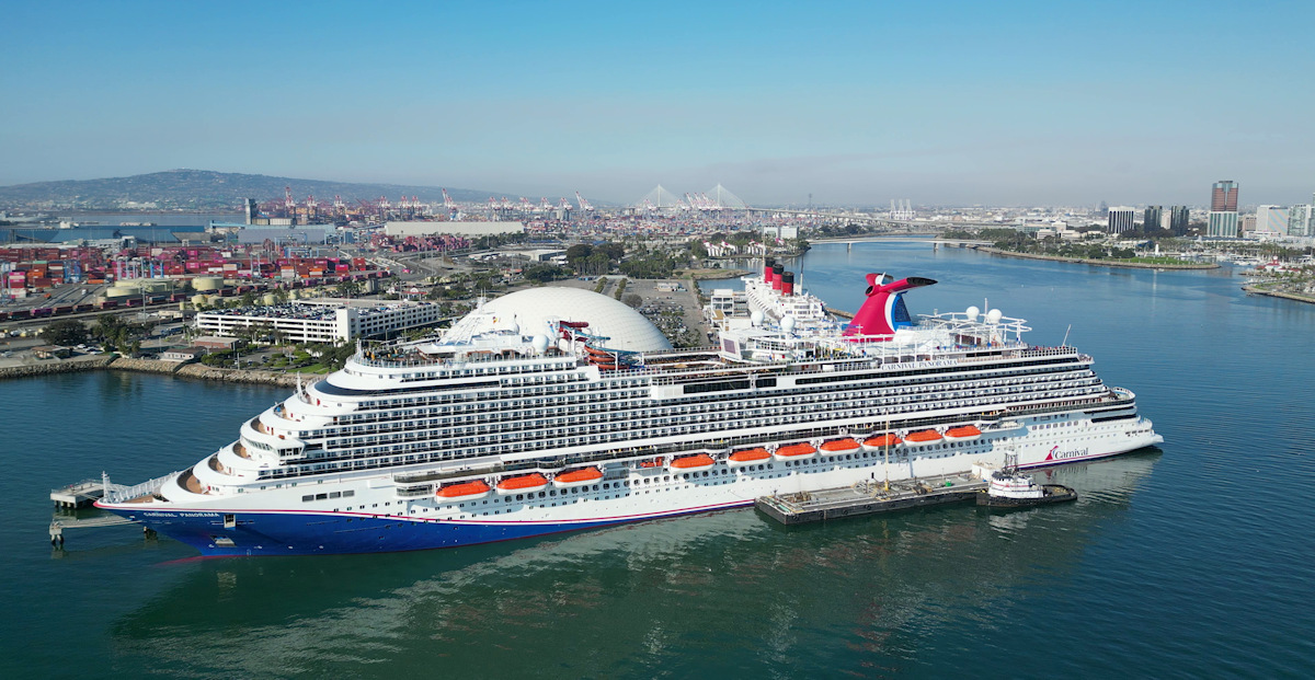 Long Beach California, home port of Carnival Panorama