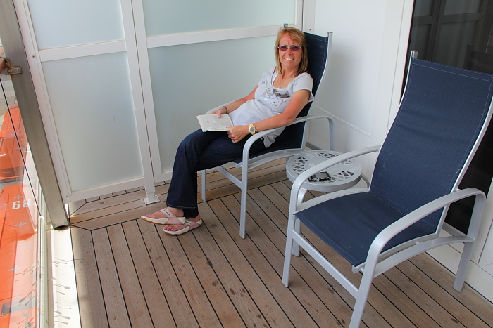 Extended balcony cabin on Carnival Spirit