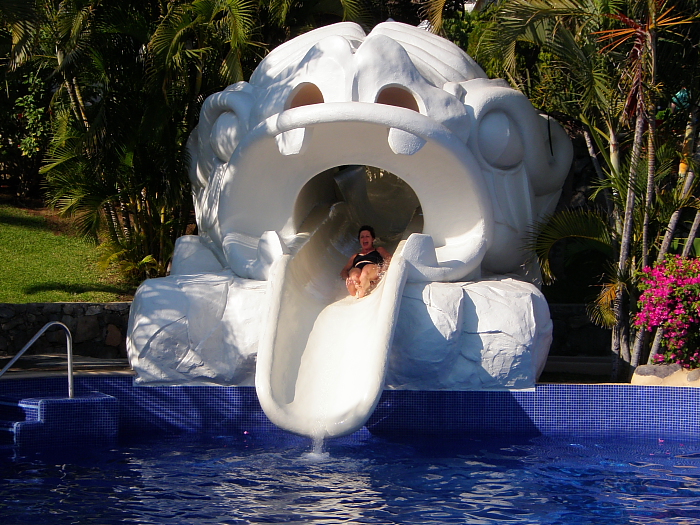 Manzanillo Mexico resort waterslide