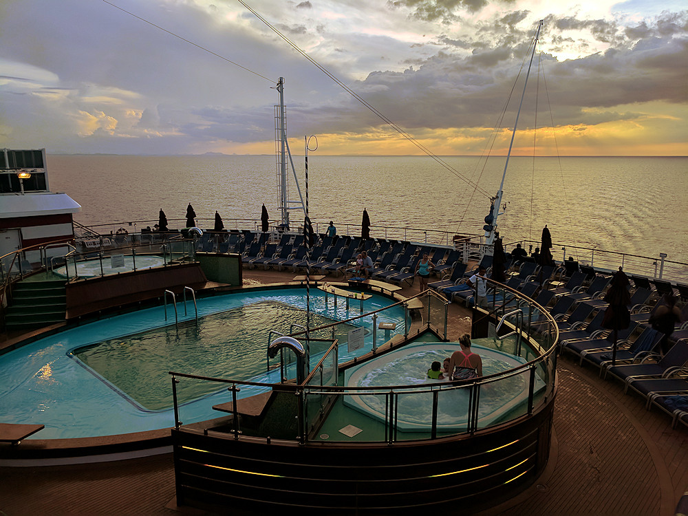 Carnival Vista sunset