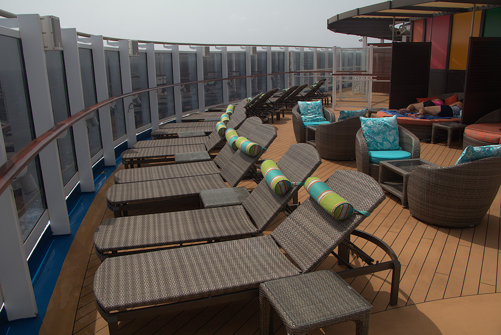 Carnival Vista Havana loungers