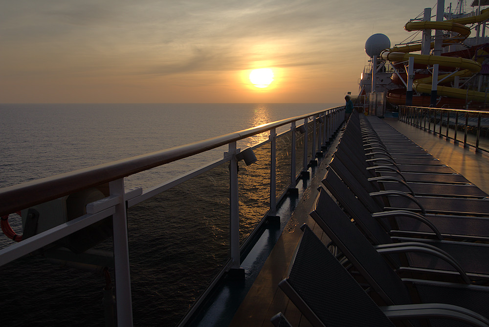 Carnival Vista sunrise