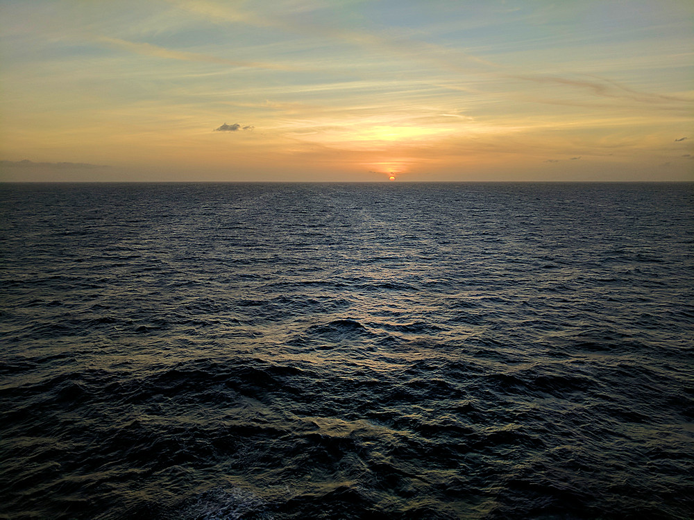 Carnival Vista sunset