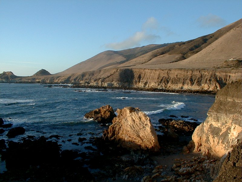 The coastline north of Diablo Canyon