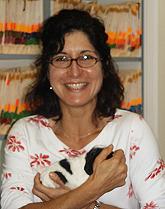 Dr Lisa Molin with one of our Cocker Spaniel puppies